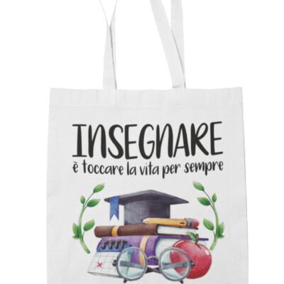 Shopping Bag Maestra Personalizzabile con Nome maestra, Nomi Alunni e Classe Grazie Maestra Regalo Maestra fine Anno