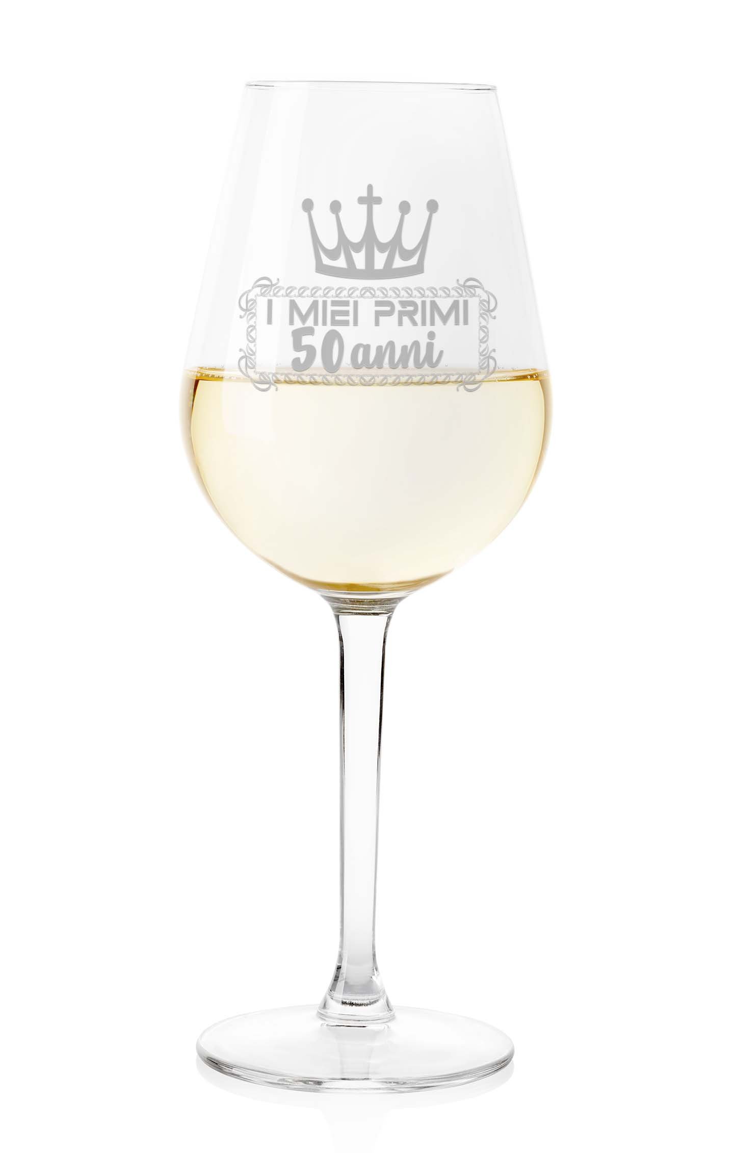 Bicchiere Con Glitter Personalizzato Con Nome Ed Età - Regalo Originale Per Addio Al Nubilato, Compleanno 18/30/40/50 Anni