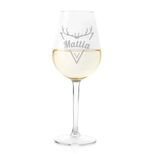 Calice Vino 50 cl PERSONALIZZABILE con nome Incisione Cerberus  - Idea regalo