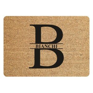 Bageyou Zerbino Personalizzato Jack Russell Terrier - Frase "My Love Dog" E "Non C'è Bisogno Di Bussare, So Che Sei Qui", 60x40cm