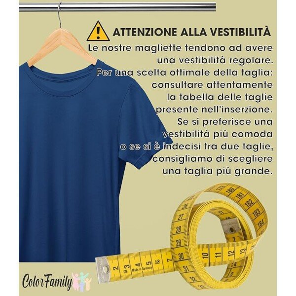 T-Shirt Personalizzata Uomo c Personalizza la Tua t-Shirt con Foto, Logo e/o Testo Manica Corta Taglie dalla S alla 3XL - immagine 3