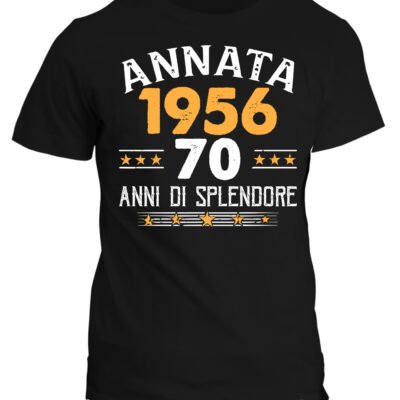 Maglietta Uomo Idea Regalo Compleanno Annata 1956 70 anni di splendore