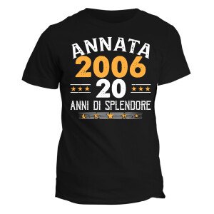 Maglietta Uomo Idea Regalo Compleanno Annata 2006 20 anni di splendore