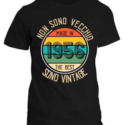 Maglietta Uomo Idea Regalo Compleanno 1956 Festa 70 anni Non sono vecchio sono vintage